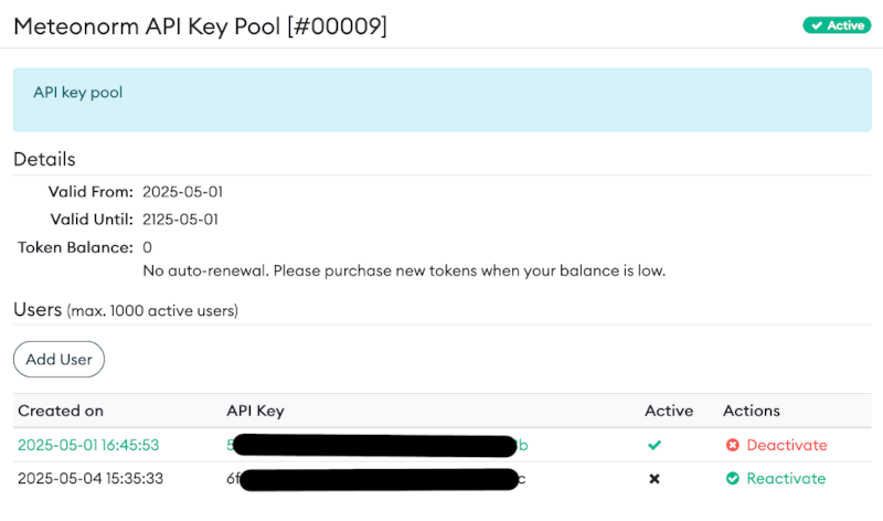 API Key Pool